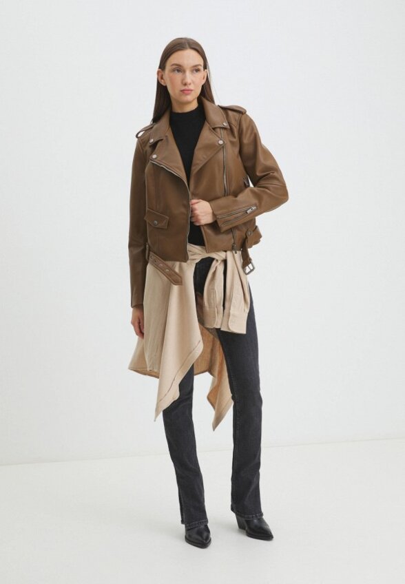 Куртка кожаная Maison David