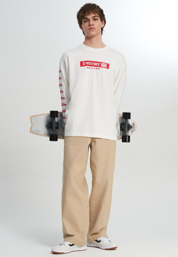 Лонгслив мужской Vans I Need My LS, Белый