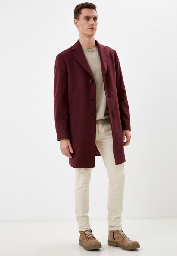 Пальто однобортное Venzano