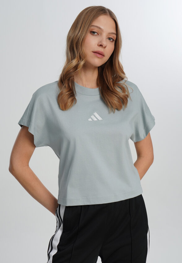 Футболка женская adidas, Зеленый