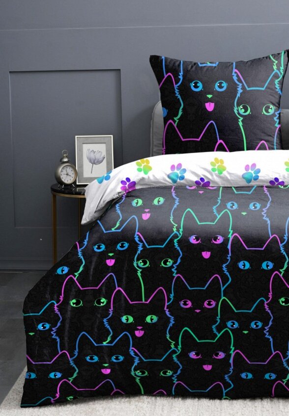 Постельное белье 1,5-спальное Павлина