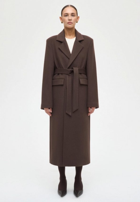 Пальто однобортное Prav.da