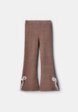 Вязаные брюки клеш с шерстью для девочек3  - превью
