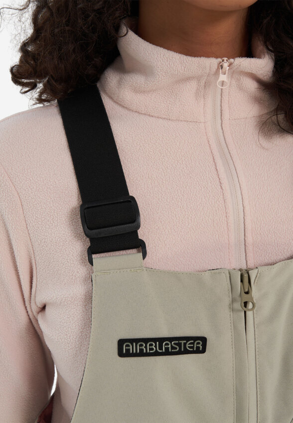 Полукомбинезон сноубордический женский Airblaster Every Body Bib, Зеленый