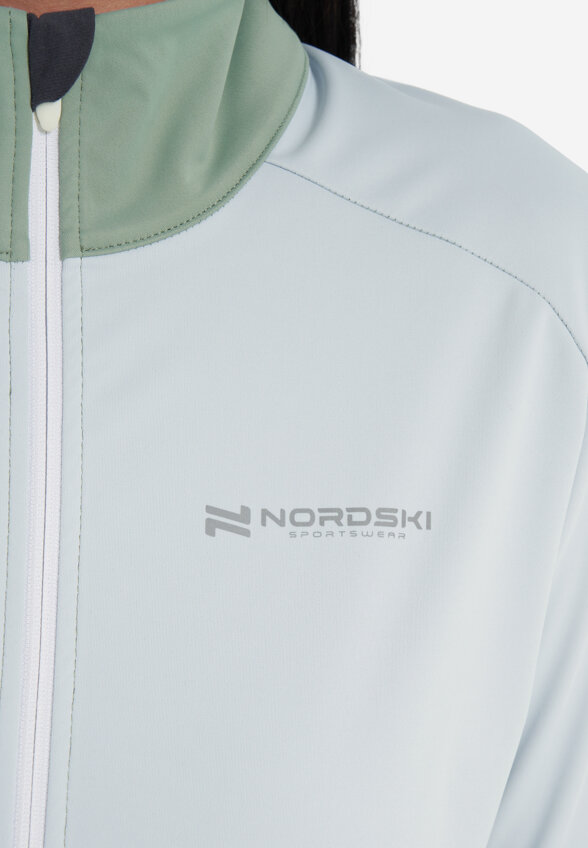 Куртка для беговых лыж женская Nordski Pro 2.0, Голубой