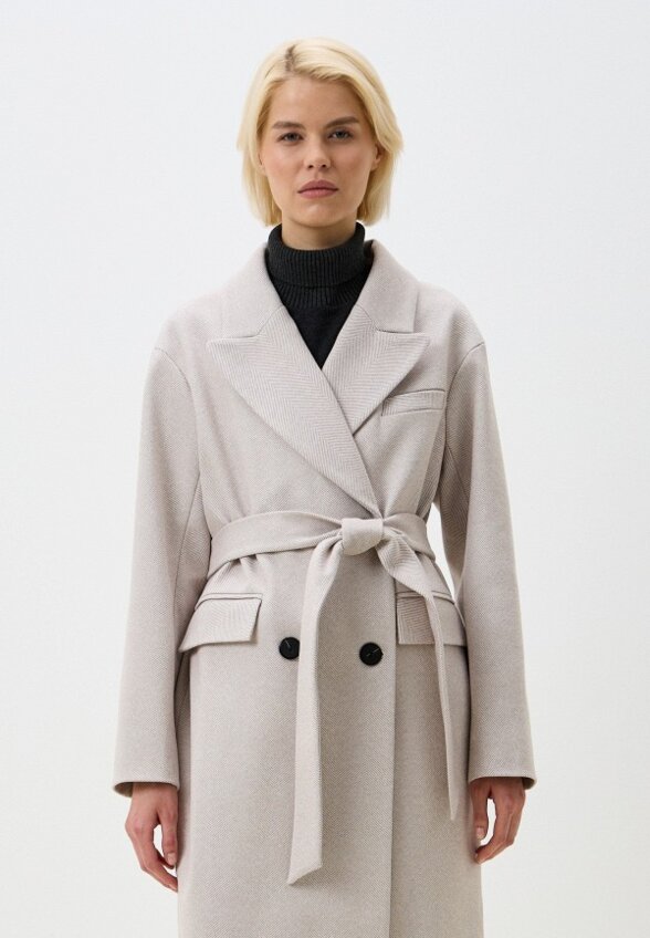 Пальто двубортное Latrika