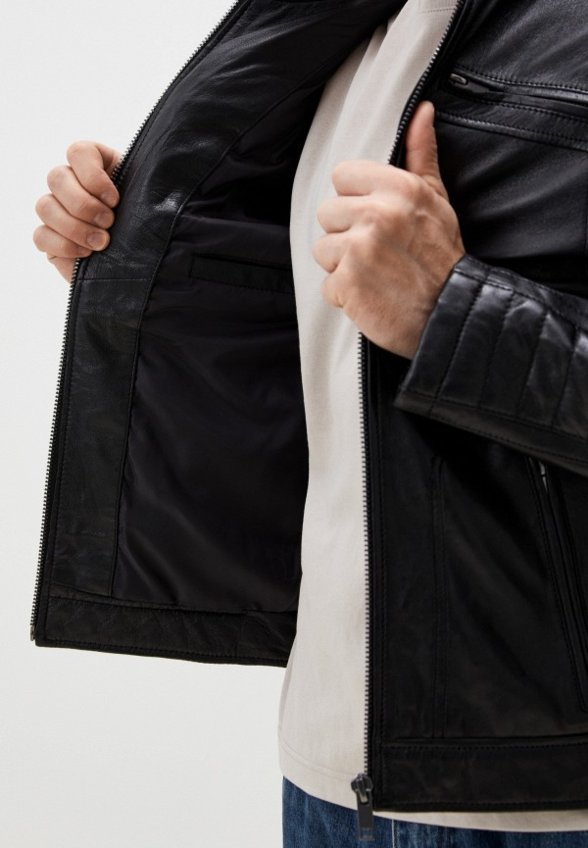 Куртка кожаная Urban Fashion for Men