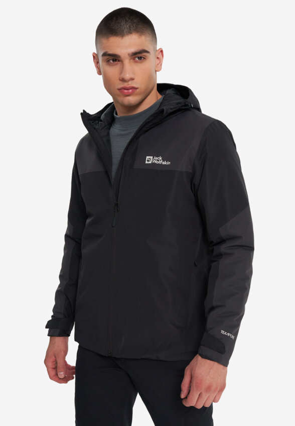 Куртка утепленная мужская Jack Wolfskin Jasper, Черный