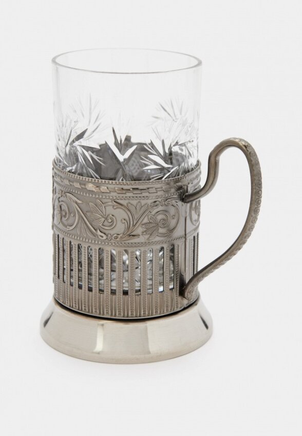 Стакан с подставкой Кольчугинский мельхиор