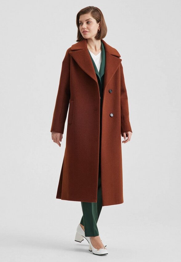 Пальто однобортное Sinar