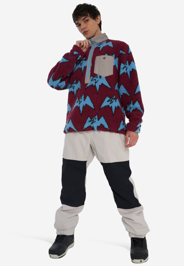 Джемпер флисовый мужской Airblaster Sherpa, Красный