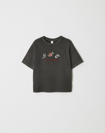 Футболка с принтом для девочек детям