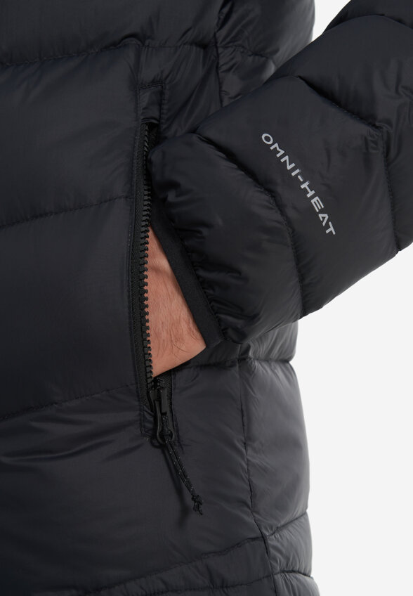Пуховик мужской Columbia Centennial Creek III Down Hooded Jacket, Черный