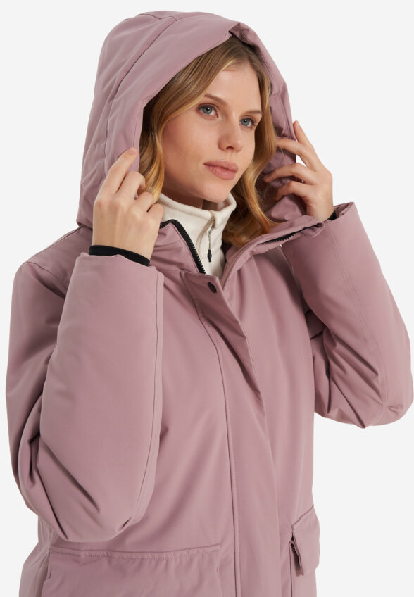 Пальто утепленное женское IcePeak Adais, Розовый