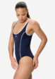 Купальник слитный женский Speedo Texture Bound Scoop, Синий4  - превью