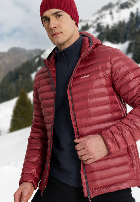 Ультралегкий пуховик мужской Bask Chamonix Light Mj V2, Красный