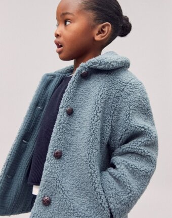 Куртка меховая Mango Kids детям