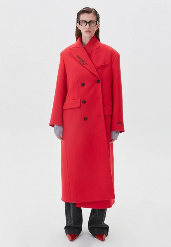 Пальто двубортное Eve&Esther