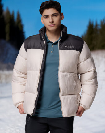 Пуховик мужской Columbia Puffect III Jacket, Бежевый женщинам