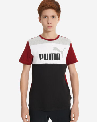 Футболка для мальчиков PUMA ESS+ Block, Красный женщинам