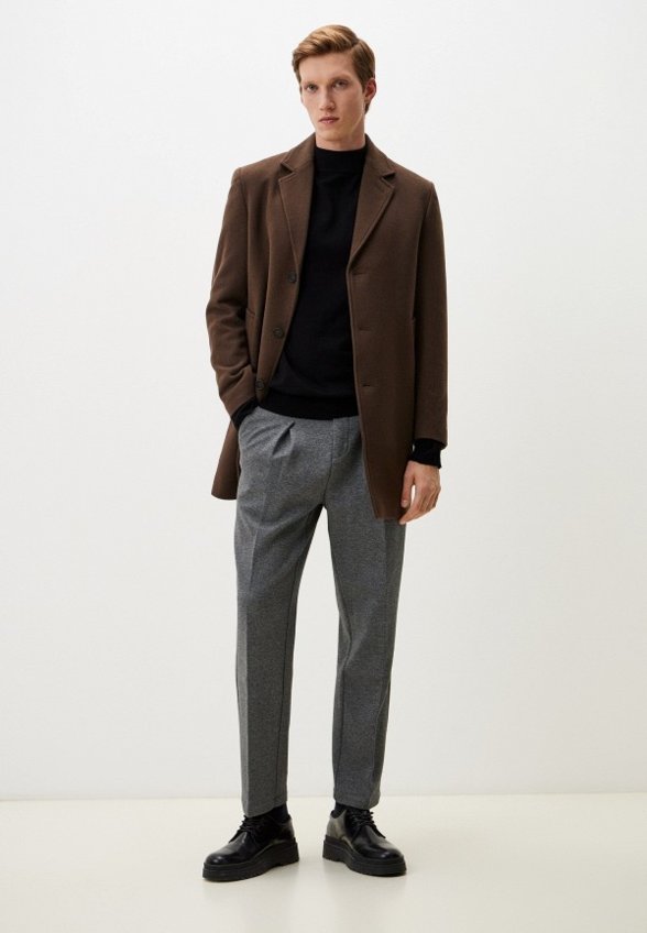 Пальто однобортное Mango Man