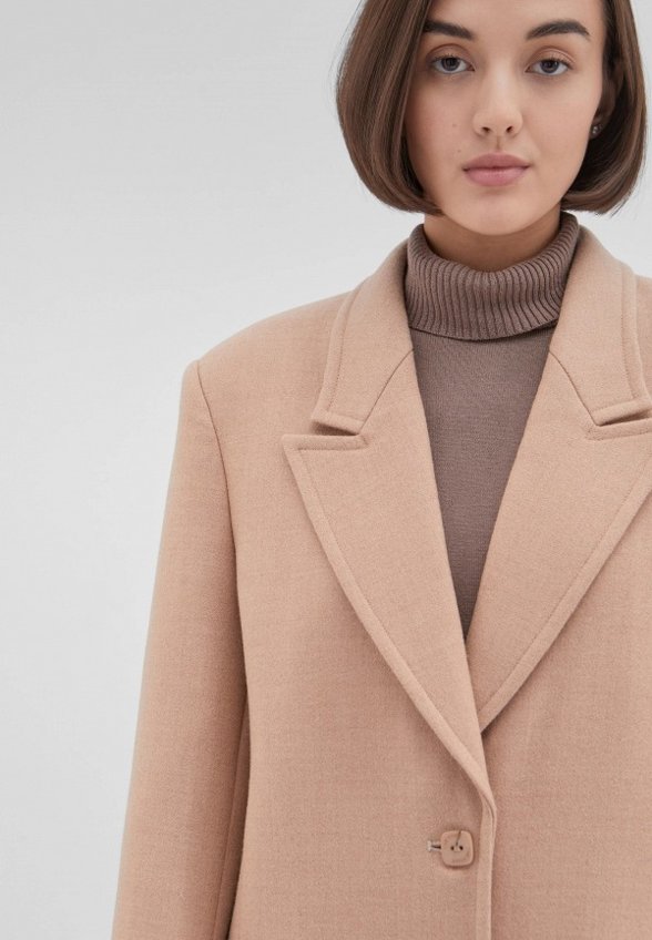 Пальто однобортное I Am Studio