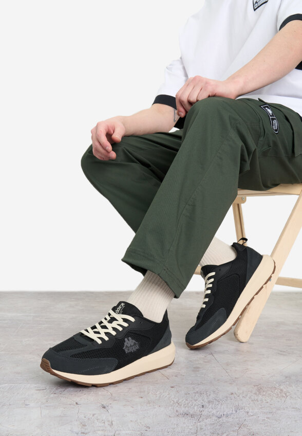Кроссовки мужские Kappa Authentic Run Txt, Черный