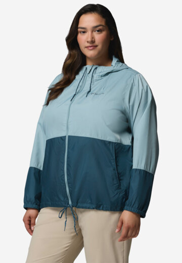 Ветровка женская Columbia Flash Forward II Windbreaker, Plus Size, Голубой