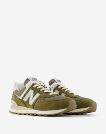Кроссовки New Balance 574, Зеленый женщинам