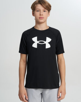 Футболка для мальчиков Under Armour Tech, Черный женщинам
