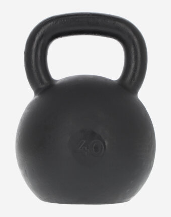 Гиря Athlex, 40 кг, Черный женщинам