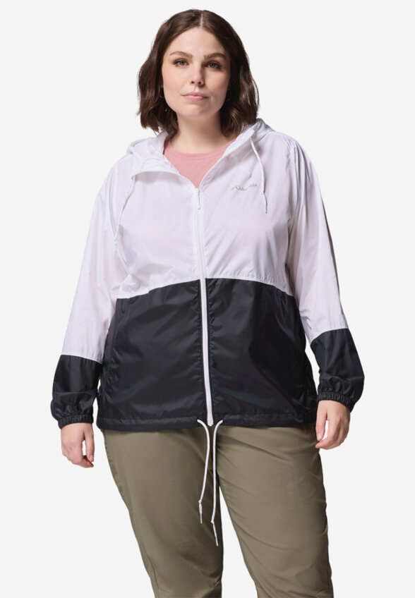 Ветровка женская Columbia Flash Forward II Windbreaker, Plus Size, Белый