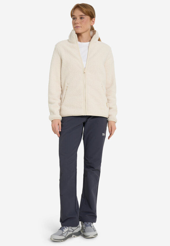 Джемпер флисовый женский Jack Wolfskin High Curl, Бежевый