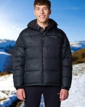 Пуховик мужской Columbia Pike Lake II Hooded Jacket, Черный женщинам
