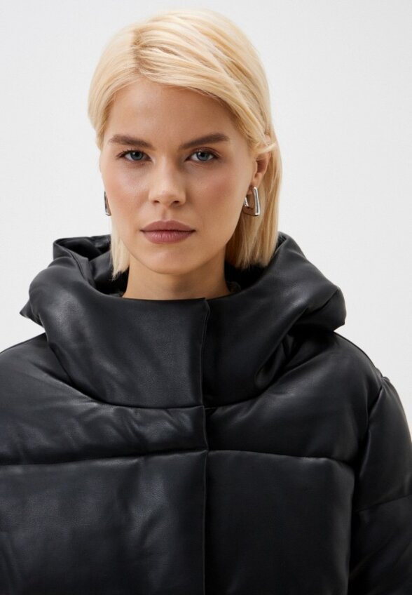 Куртка кожаная утепленная Calliope