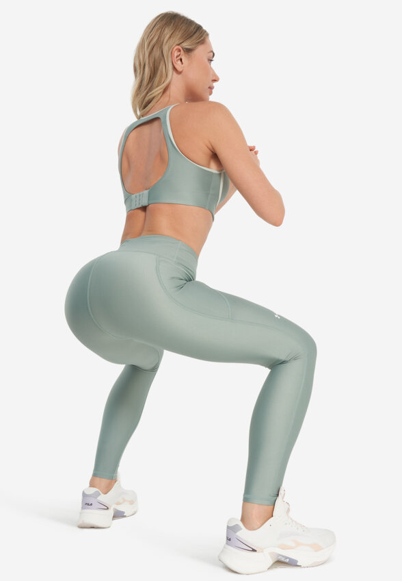Легинсы женские Under Armour Tech Hirise, Зеленый
