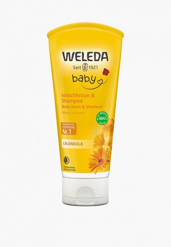 Шампунь-гель для волос и тела Weleda
