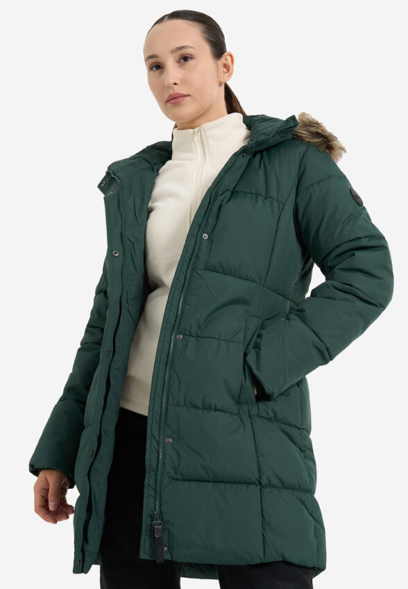 Пуховик женский IcePeak Adaire, Зеленый