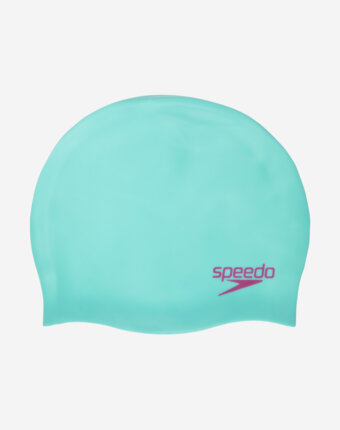 Шапочка для плавания детская Speedo Plain Moud, Голубой женщинам