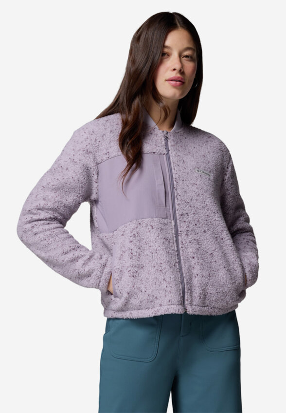 Джемпер флисовый женский Columbia Stellar Path Fleece Bomber Full Zip, Розовый