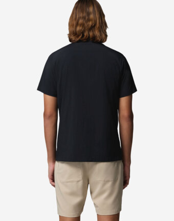 Рубашка с коротким рукавом мужская Columbia Sage Peak Woven SS Shirt, Черный женщинам