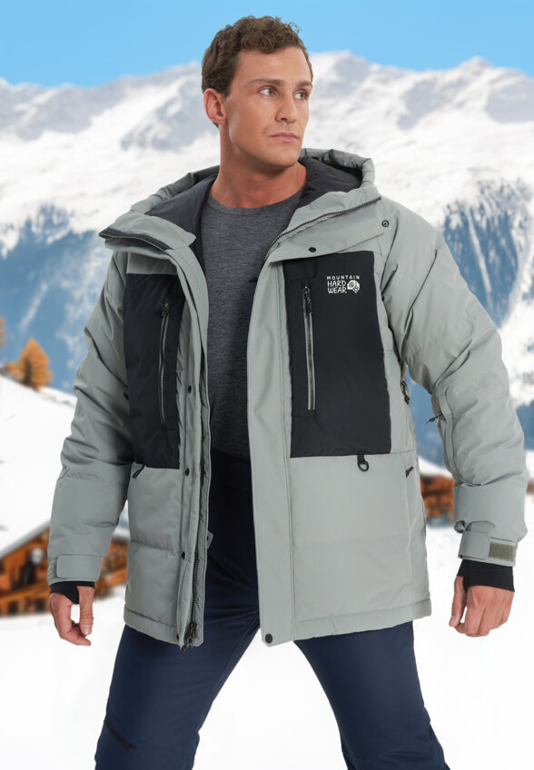 Пуховик мужской Mountain Hardwear First Tracks, Серый