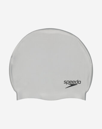 Шапочка для плавания Speedo Plain Flat, Серебряный женщинам