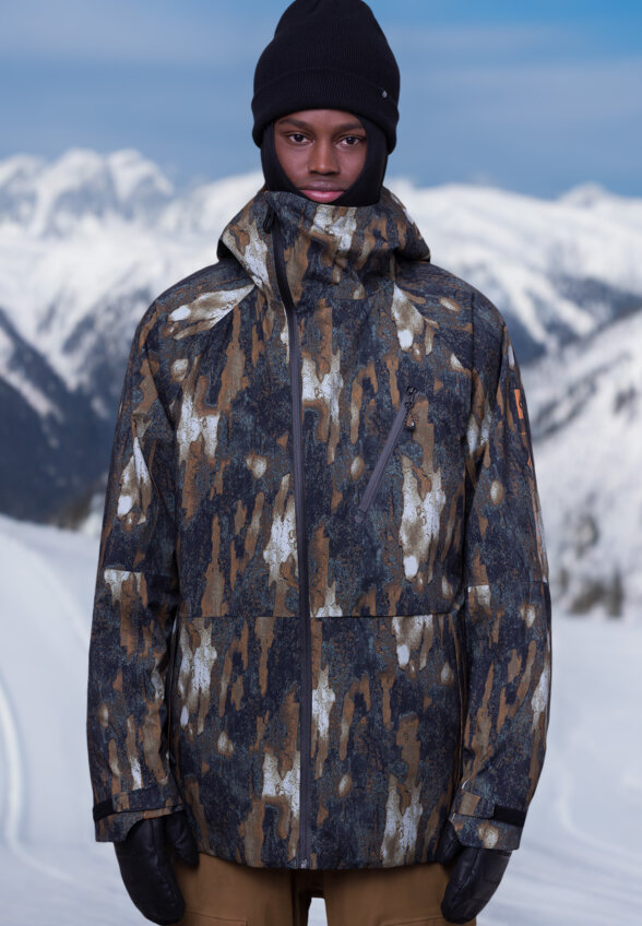 Куртка сноубордическая мужская 686 GORE-TEX Hydra Thermagraph, Коричневый