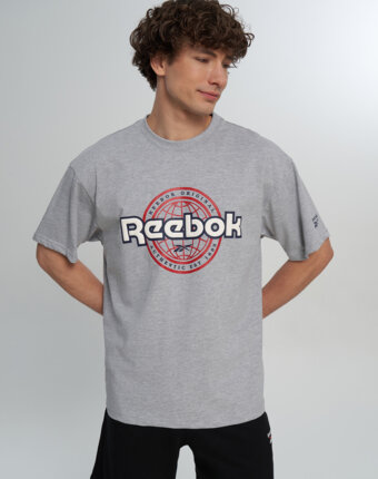 Футболка мужская Reebok, Серый женщинам