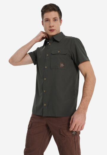 Рубашка с коротким рукавом мужская Cordillero, Зеленый