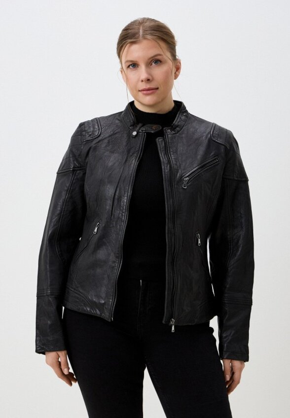 Куртка кожаная Снежная Королева