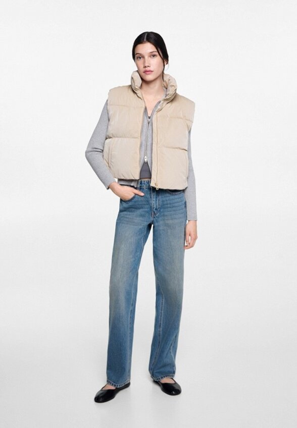 Жилет утепленный Mango Teen