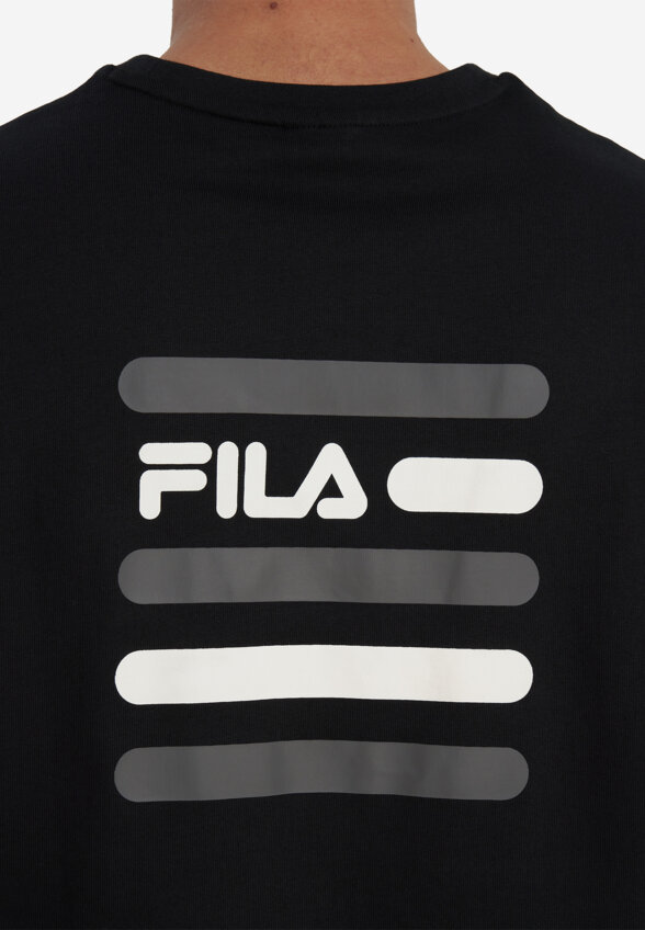 Футболка мужская оверсайз FILA, Черный