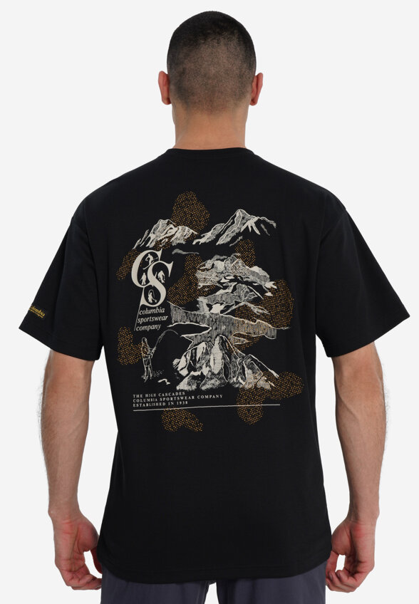 Футболка мужская Columbia Csc Heritage Graphic Tee, Черный
